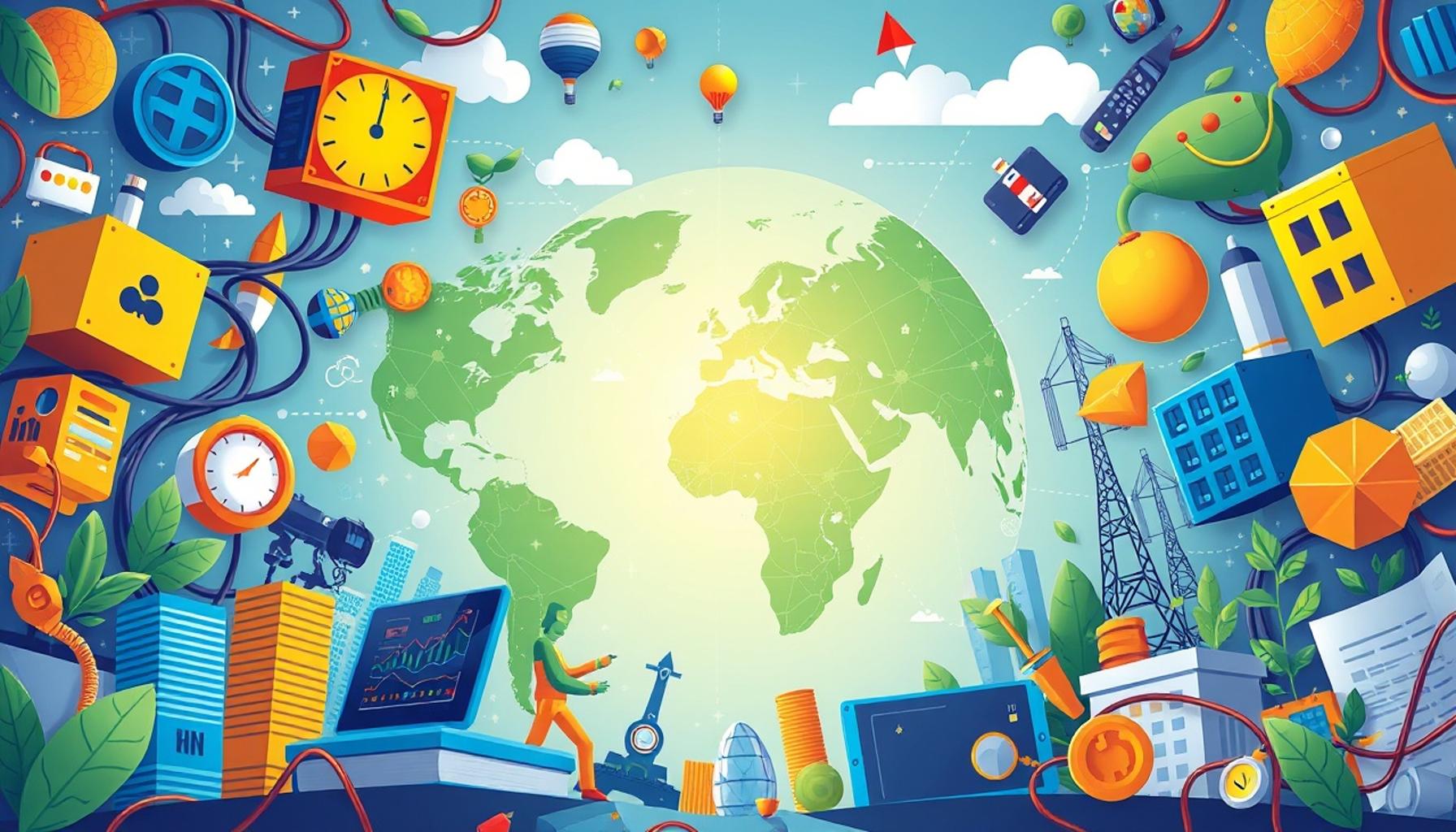 Global Connectivity and Sustainability: The Role of Technology in Reducing the Carbon Footprint